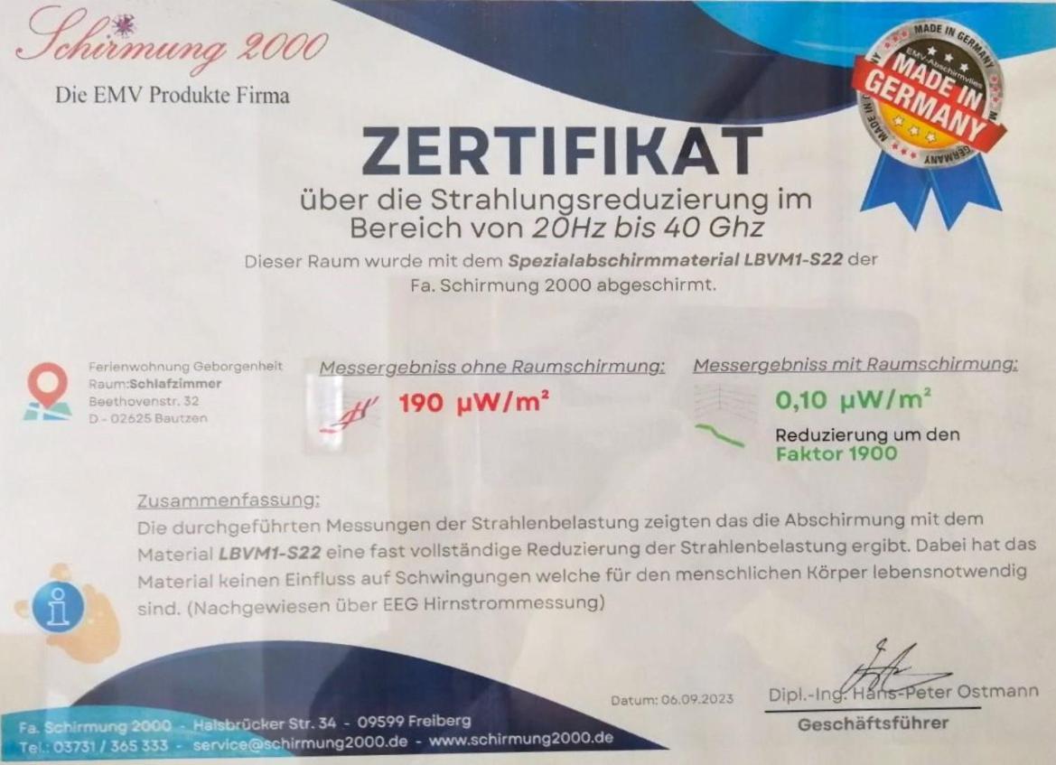 Fewo Geborgenheit Asza Mit Strahlungsfreien Zonen Bautzen Exterior photo